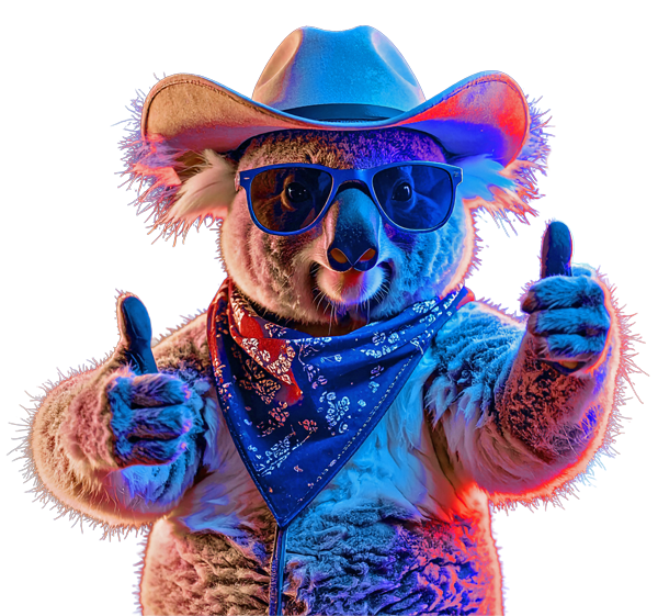 Patch in cowboy hat