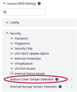 SecureConfig screen shot